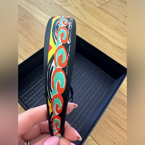 Prada Vibrant Patterned Hairband - Picture 7 of 11